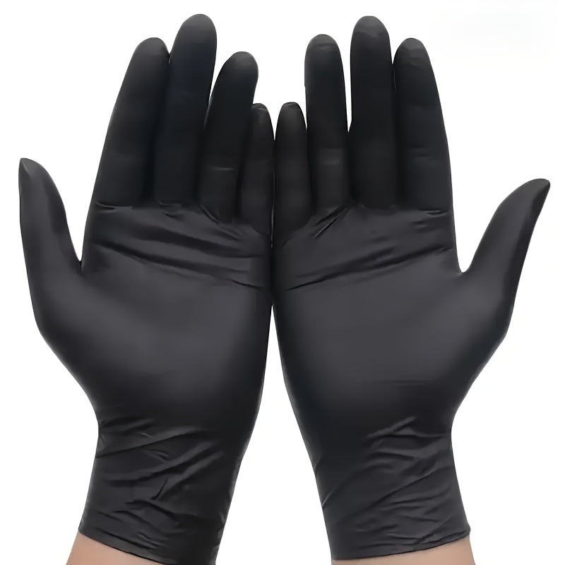 Black Disposable Cleaning Gloves 20/50 Pcs Waterproof Durable for Kitchen Pet Hair Dyeing