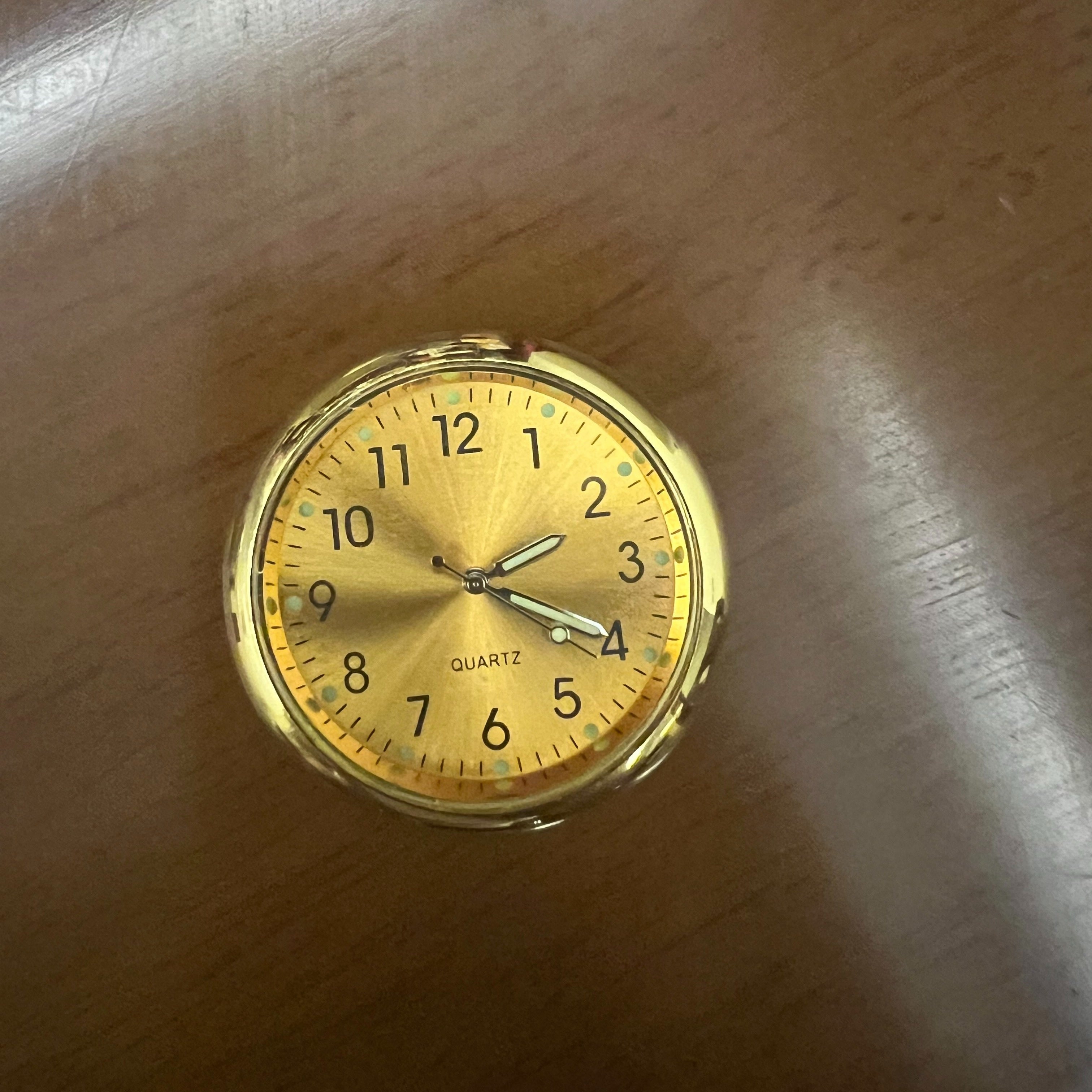 Universal Car Quartz Clock Creative Luminous Pointer Dashboard Decoration