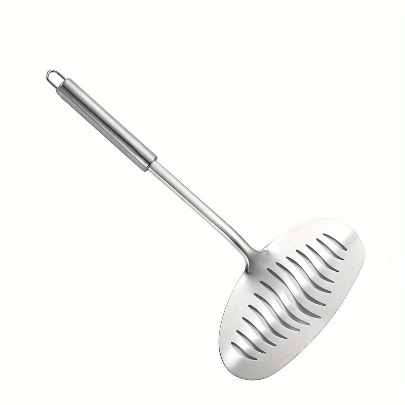 Stainless Steel Fish Frying Shovel Pancake Flipper Steak Cooking Utensil