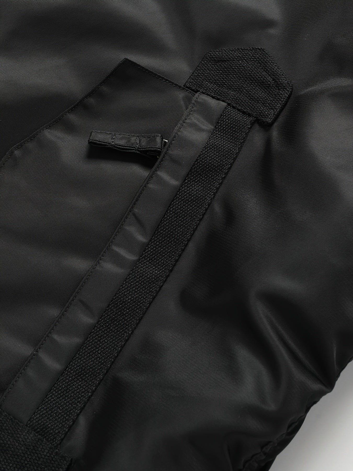 Men's Plus Size Military Flight Jacket with Faux Fur Collar Nylon Zipper Pockets