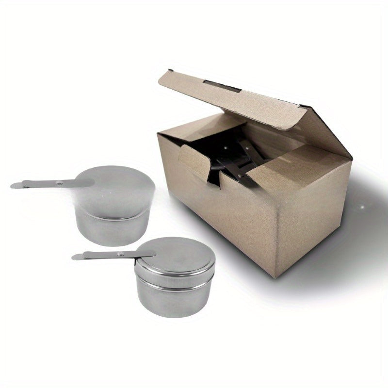 Alcohol Wax Burner Stainless Steel Metal Core Straight Saucer No Electricity Home Outdoor Restaurant