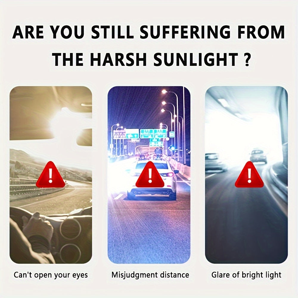 Universal avtomobil quyosh nuri himoyachisi kengaytirgichi Polarized UV400 Anti-Glare