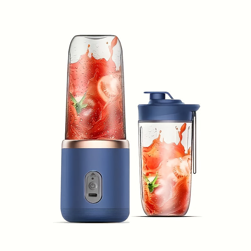 Portable Juicer Cup Rechargeable USB Powered 1500mAh Battery for Travel