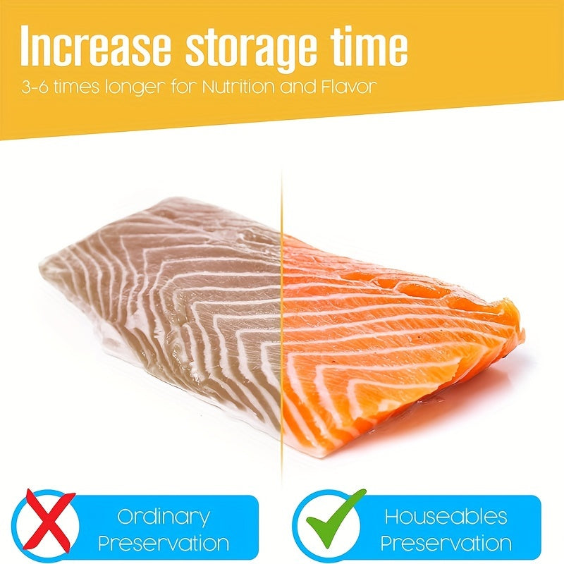 2 Rolls BPA-Free Vacuum Seal Wrap for Sous Vide and Freezer Storage