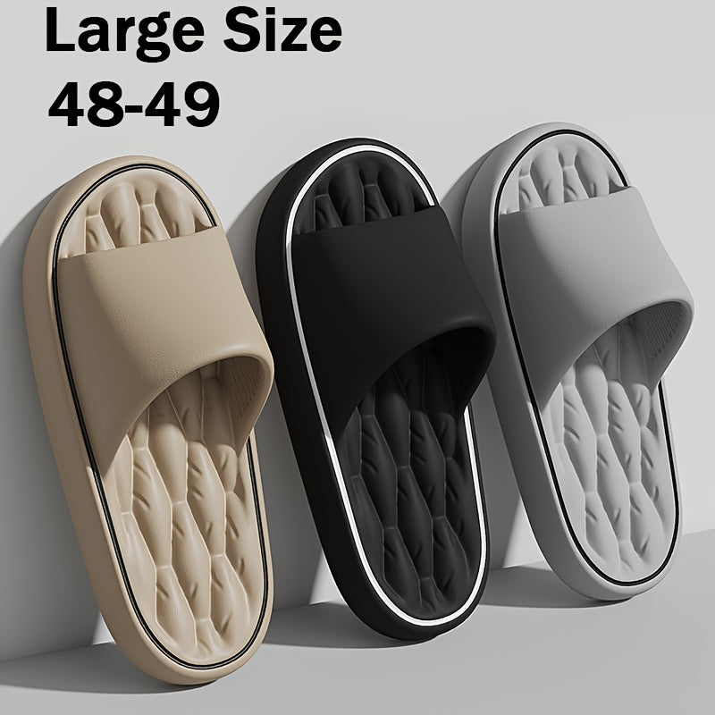 Unisex EVA Slides Open-Toe Breathable Casual Slippers Lightweight Non-Slip Indoor All-Season