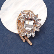 Elegant Rhinestone Brooch Pin for Women Jewelry Accessory