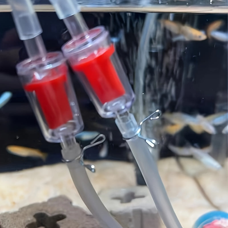 Stainless Steel Aquarium Oxygen Tube Clips 5mm Inner Diameter Hand Crimping Anti-Loose Pack of 20/30