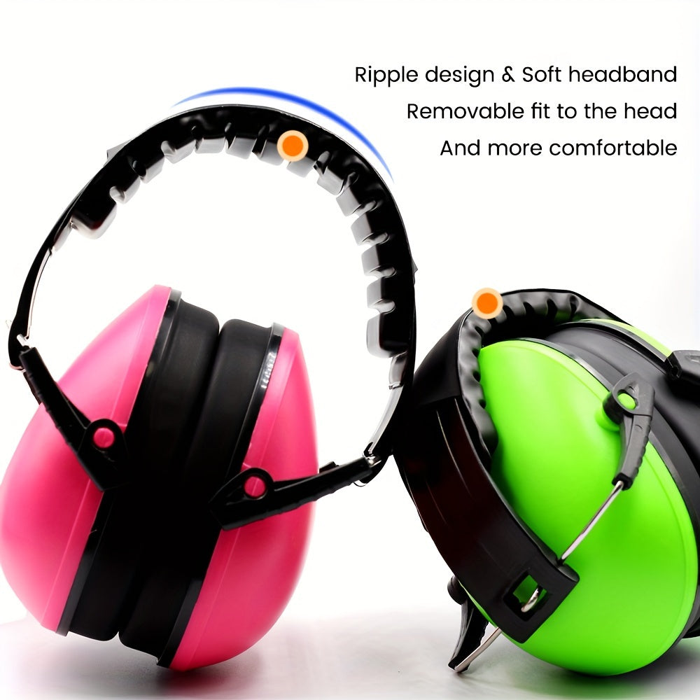 Adult Noise Reduction Earmuffs with Adjustable Hearing Protection