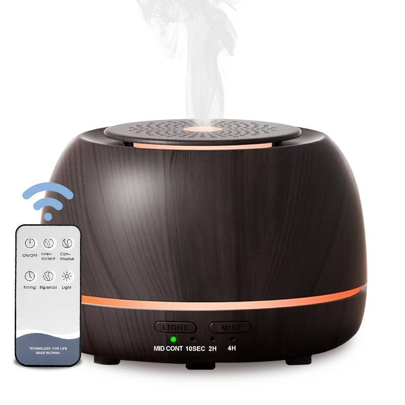 300ml Soundwave Essential Oil Diffuser Humidifier with 7-Color LED Night Light