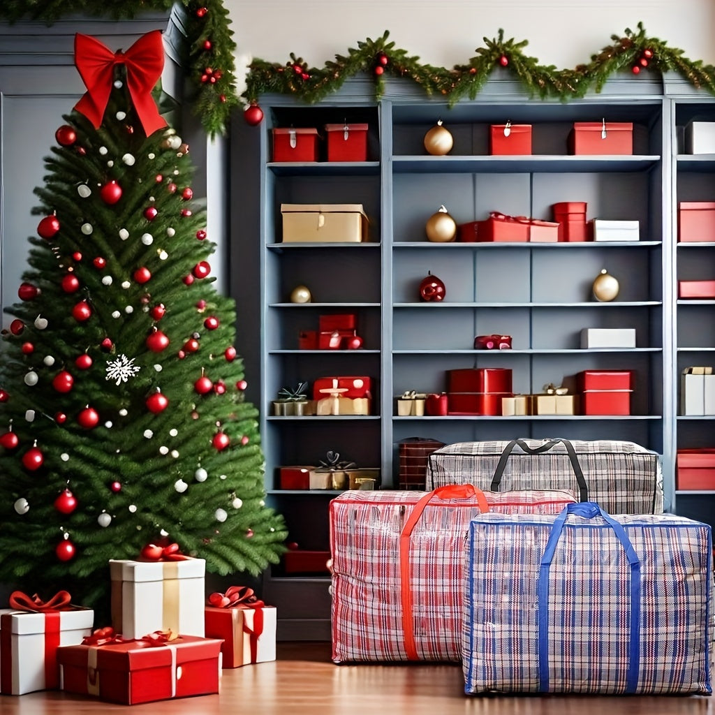 Большие водонепроницаемые плетеные сумки для хранения, упаковки, переезда, организации и хранения