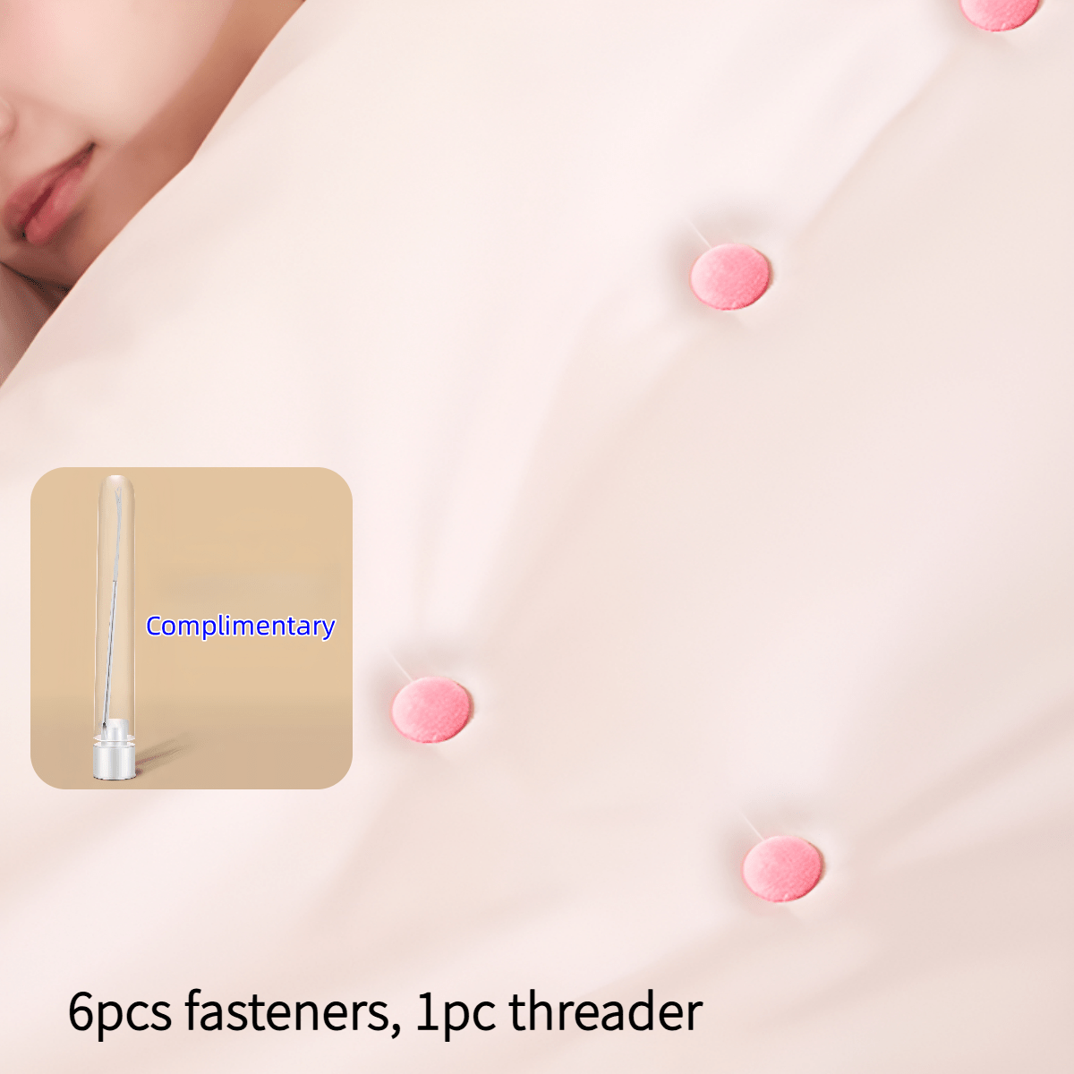 Set of 7 No-Needle Quilt Clips for Duvet Cover Fastening Anti-Slip Bedding Secure