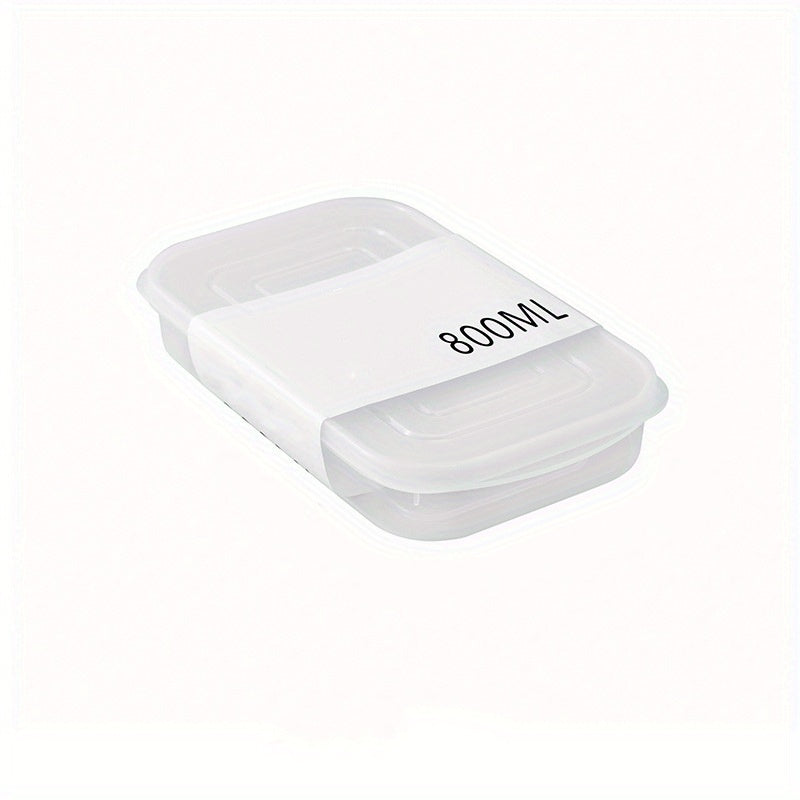 Multi-Size Plastic Food Storage Containers with Soft Lids for Meat Fruits Vegetables