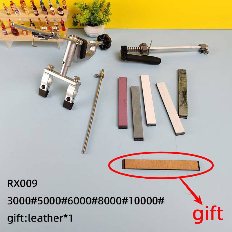 360-daraja aylanadigan va doimiy burchakda maydalash tizimiga ega oshxona asboblari uchun takomillashtirilgan silliqlash mashinasi.