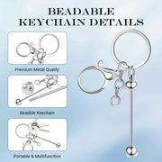 Valentine's Day sovg‘asi erkaklar va ayollar uchun 36 oltin marjonli kalit zanjir pendantslar Rojdestvo mavzusi