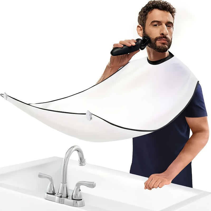 Men's Grooming Apron for Beard Trimming and Shaving Durable Polyester Non-Woven Fabric