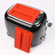 Red Dustproof Toaster Cover BPA-Free Silicone Kitchen Appliance Protector