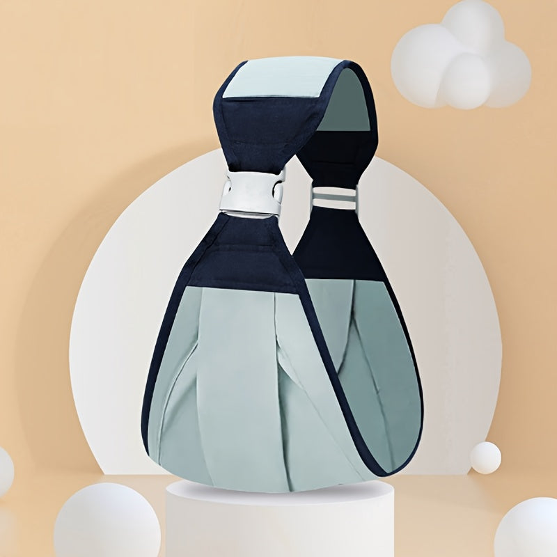 Adjustable Baby Carrier with Stripes Cotton Blend Secure Buckle for Infant Travel