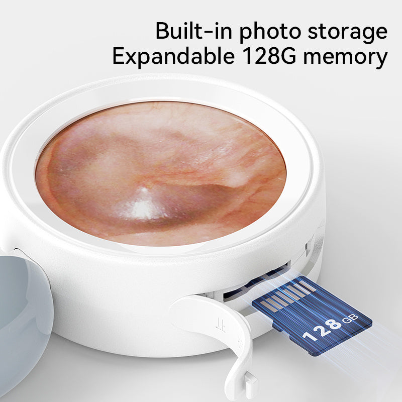 4-in-1 Smart Ear and Nose Inspection Camera with 1080P Screen and Rotating Head