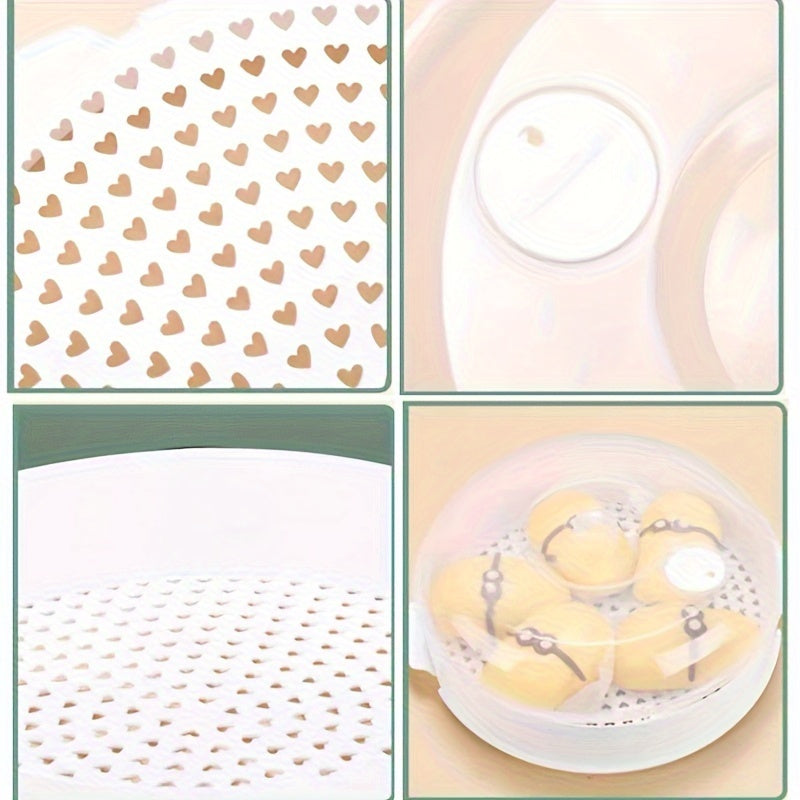 Bir nechta qatlamli mikrotozalash uchun BPA-siz plastmassa bilan tayyorlangan mikrotozalash seti, sabzavotlar va go'shtlar uchun