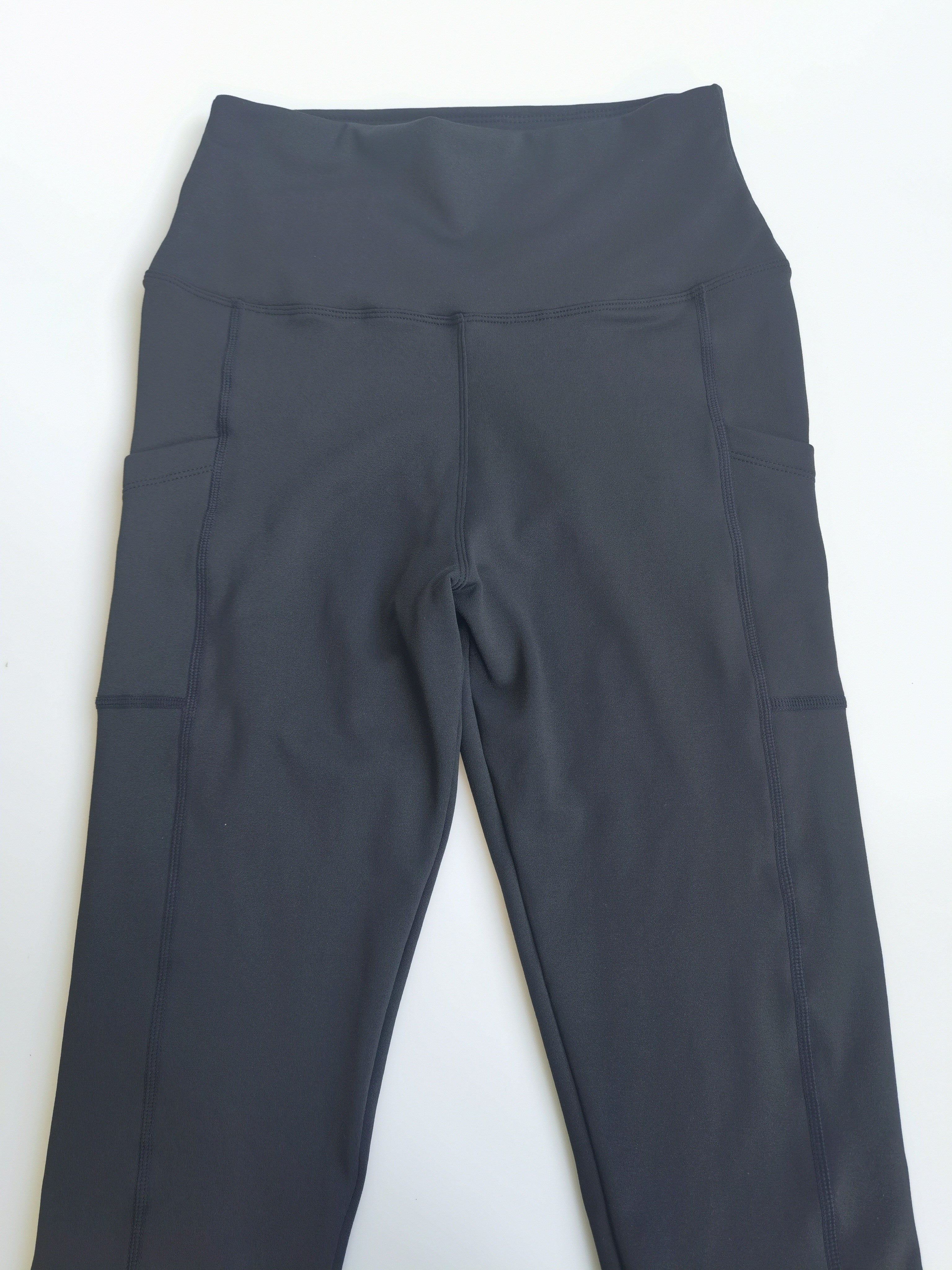 Women's Tummy Control Shaping Pants with Plush Lining and High Elasticity