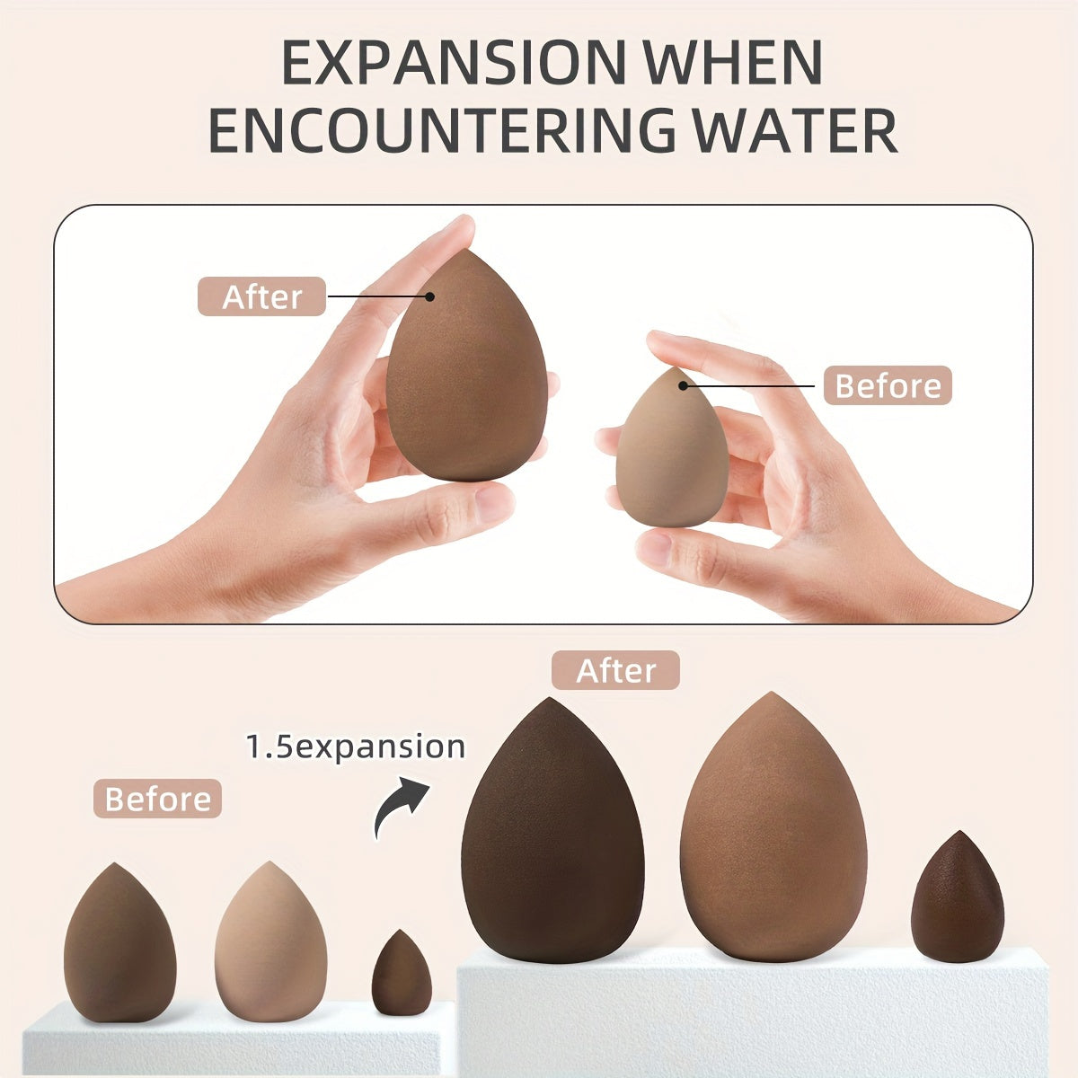 20/40 Piece Makeup Brush Set with Sponges and Accessories for Professional Beauty