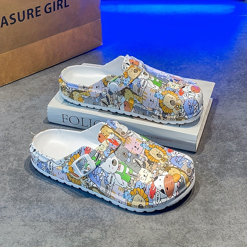 EVA Cartoon Slip-Resistant Nurse Shoes Flat Heel Breathable All-Season