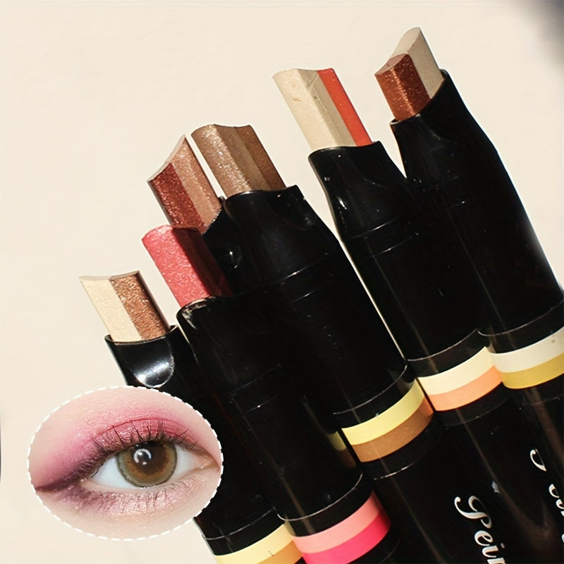 Ikki tomonlama porloq ko'zoynak qalamchalari, dog'ga chidamli, porloq yer tonlari