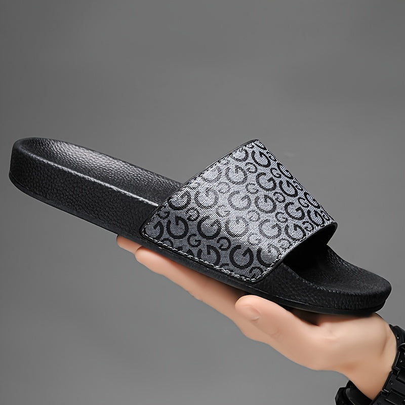 Erkaklar uchun zamonaviy ochiq barmoqli uy poyabzallari, nafas oladigan dizayn, sirpanmaydigan kauchuk taglik, yozgi ichki kiyim uchun mukammal.