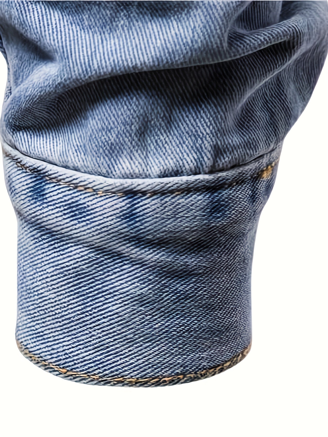 Men's Denim Jacket Casual Street Style Woven Non-Stretch Long Sleeve with Pockets