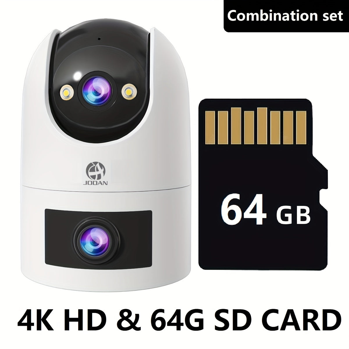 Dual Lens PTZ IP Camera 1296P HD WiFi Auto Tracking Safety Monitoring