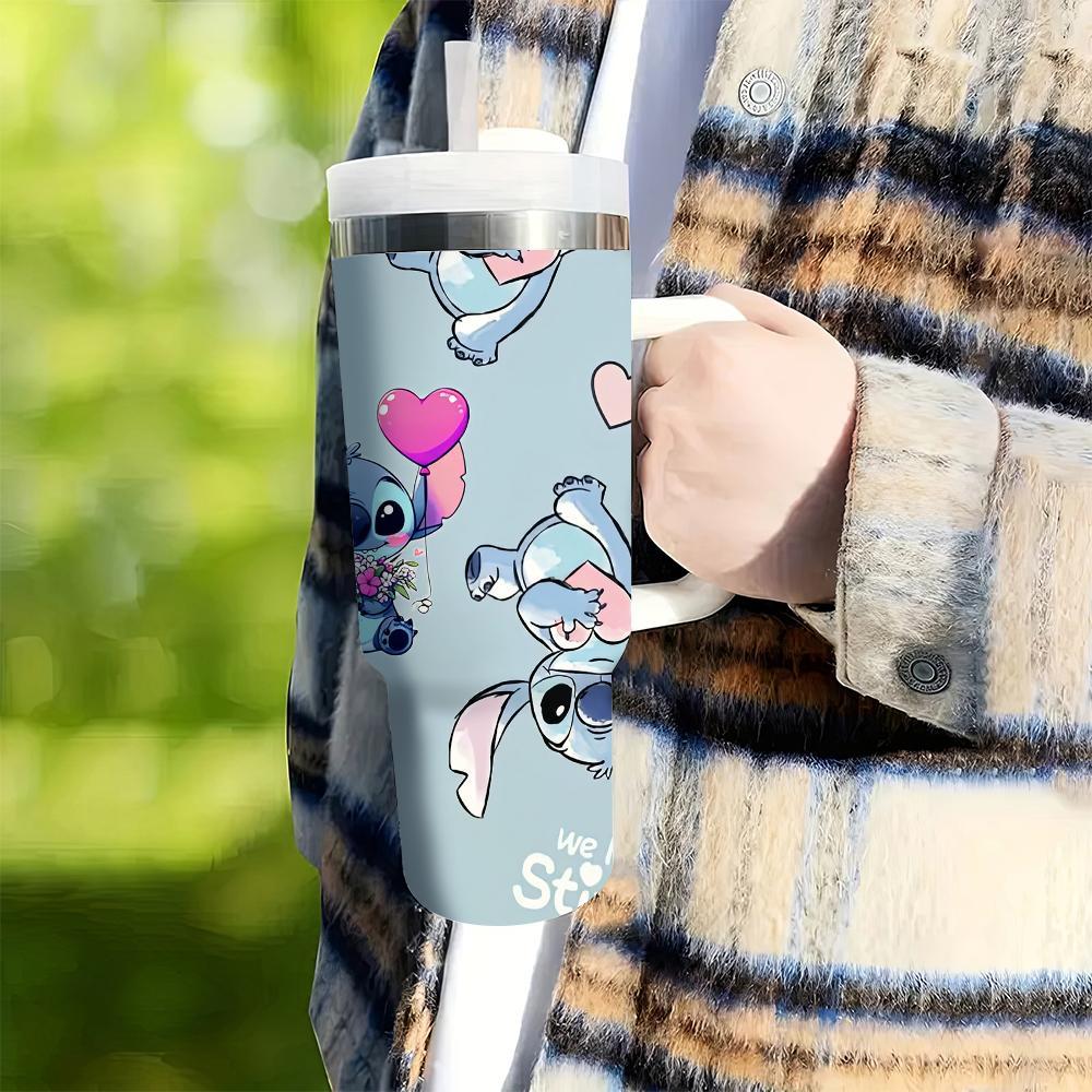 40oz zanglamaydigan po'latdan yasalgan tumbler, izolyatsiya qilingan tikuv dizayni, suyuqlik o'tkazmaydigan qopqoq va quvurlar bilan