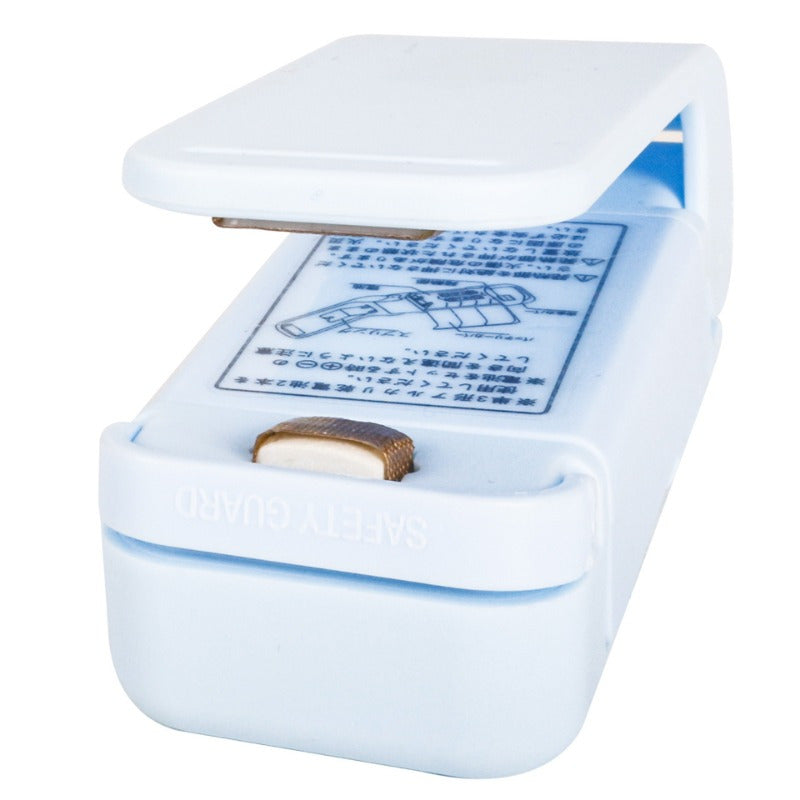 Mini máquina selladora portátil para bolsas de plástico para snacks, operada manualmente, no recargable, con batería AA disponible en 1, 2 o 3 piezas