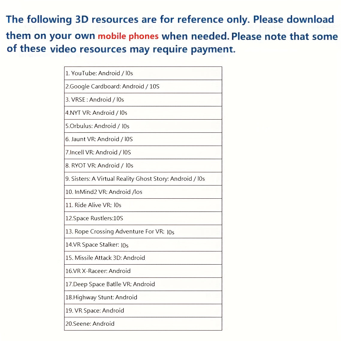 3D VR Headset for iPhone and Android Phones with Controllers and Binocular Lenses