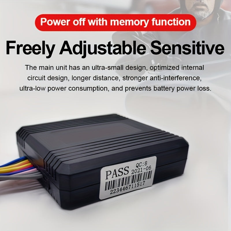 125dB Motorcycle Alarm System with Remote Control for Off-Road Motorcycles