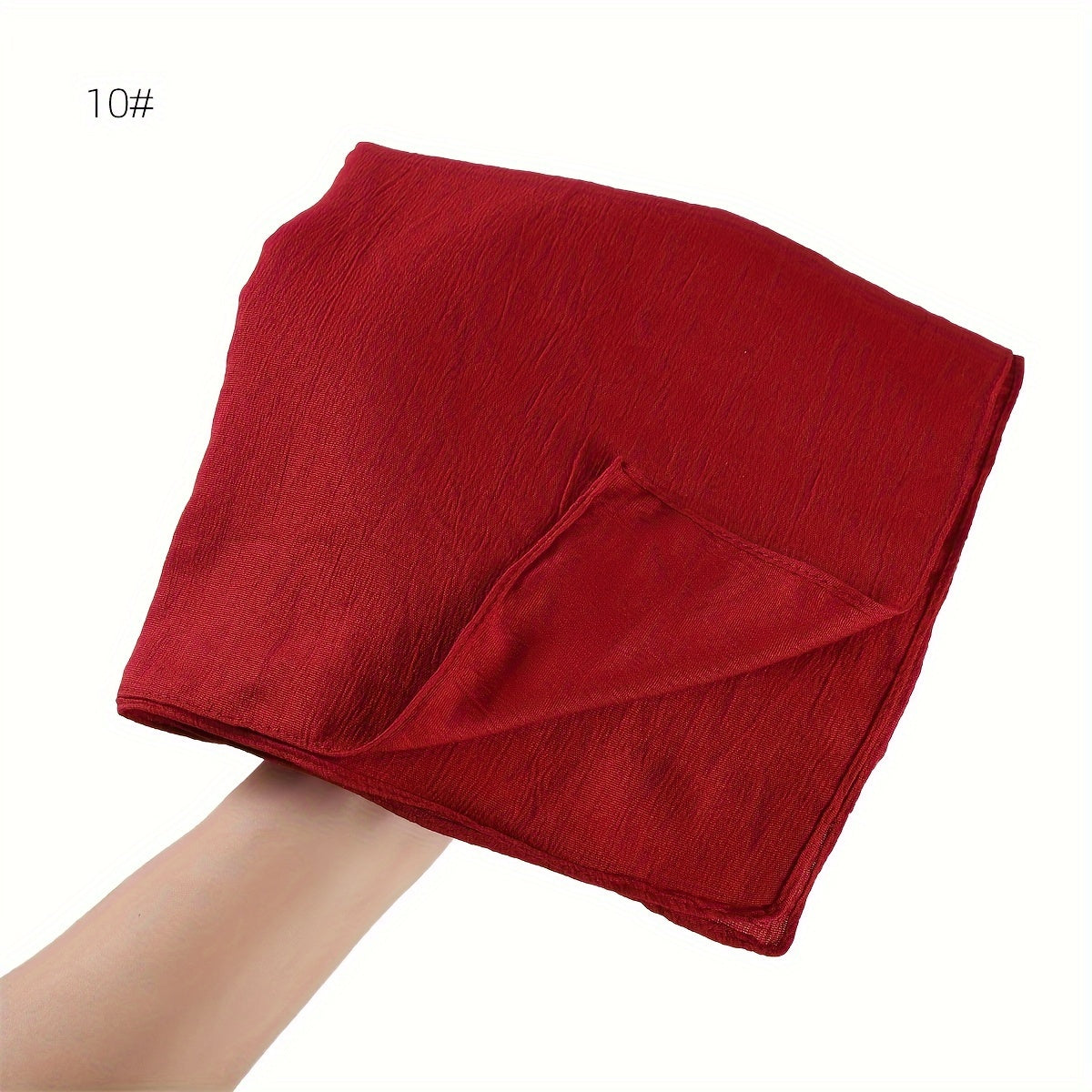 Women's Long Scarf Hijab Breathable Stretchable Solid Color Sun Protection