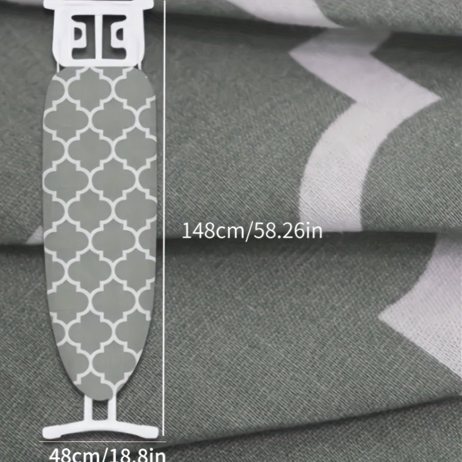 Cotton Ironing Board Cover 15x54 Inches Waterproof Heat-Resistant Gray