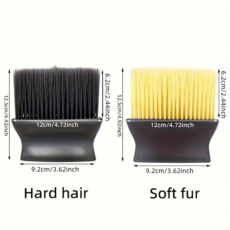 Car Detailing Brush Set Dual-Use Interior Cleaning Tools Soft Yellow and Black Bristles