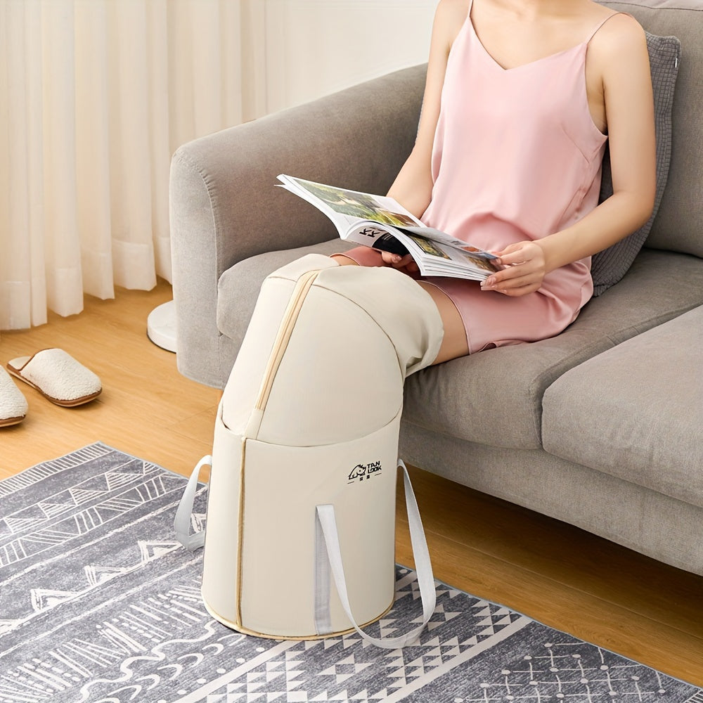 Portable Polyester Fiber Foot Bath Bucket for Outdoor Foot Care and Cleaning