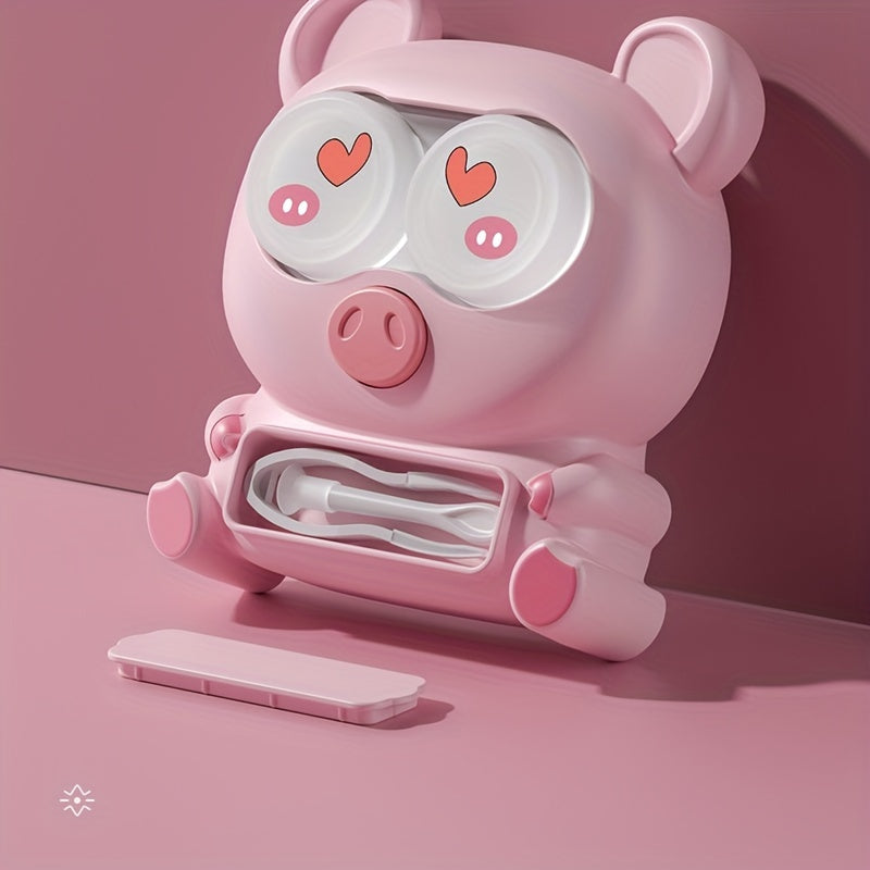 Portable USB Rechargeable Contact Lens Cleaner with UV Sterilization and Vibration Wash