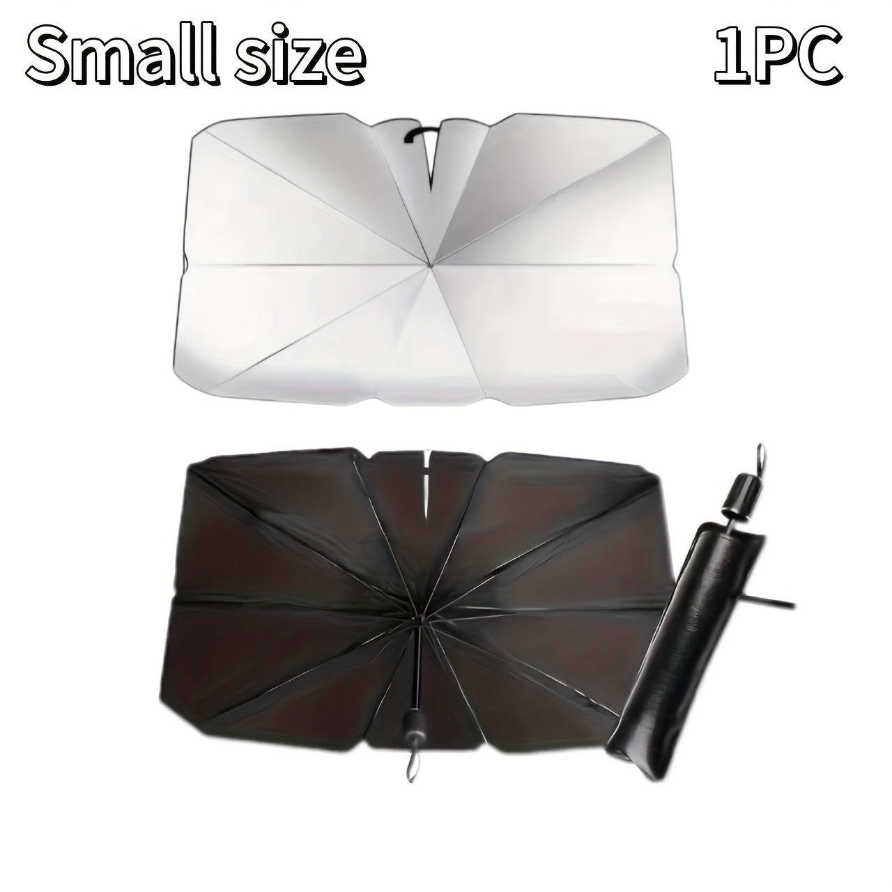 Car Sunshade Portable Windproof Retractable Umbrella Sun Protection