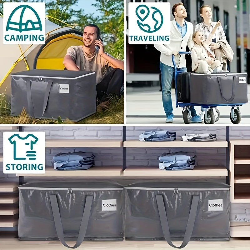 Large Collapsible Moving Bag 20kg Capacity Heavy Duty Storage Bag with Handles