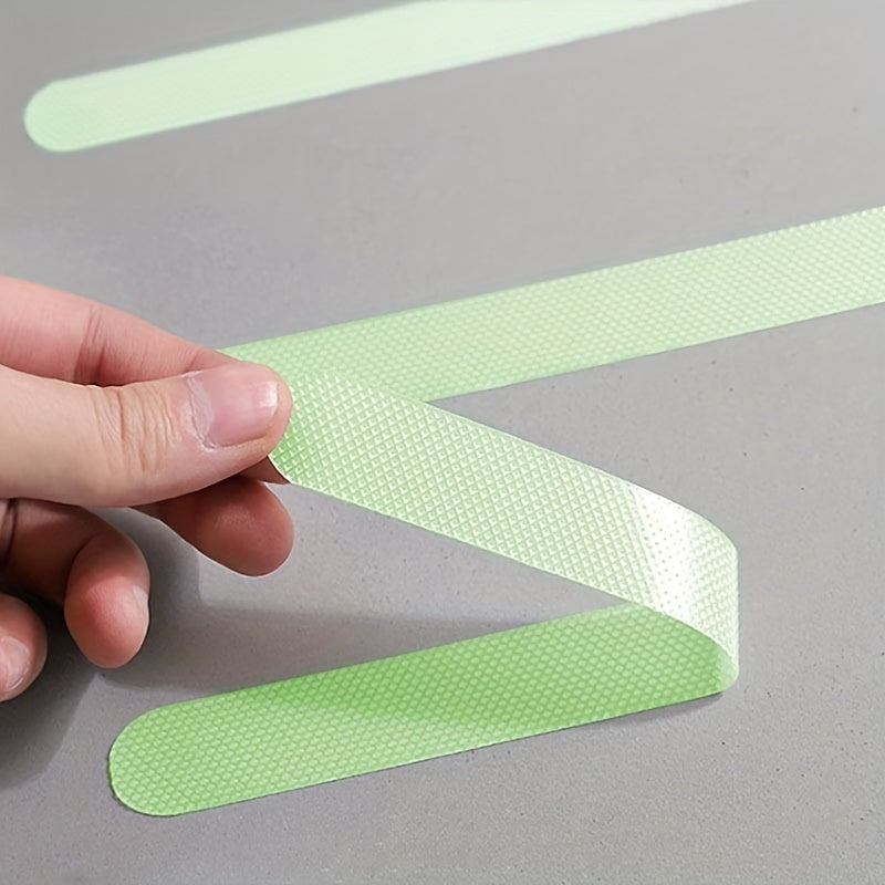 Glow-in-the-Dark Waterproof Non-Slip Stickers for Stairs and Bathroom Safety