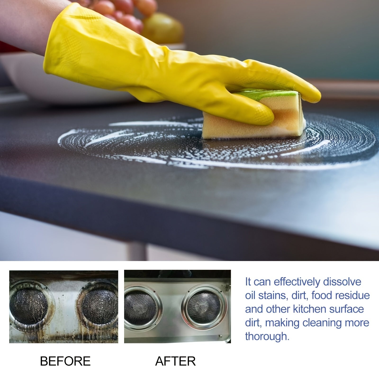 20 Kitchen Cleaning Effervescent Tablets for Stubborn Stain Removal