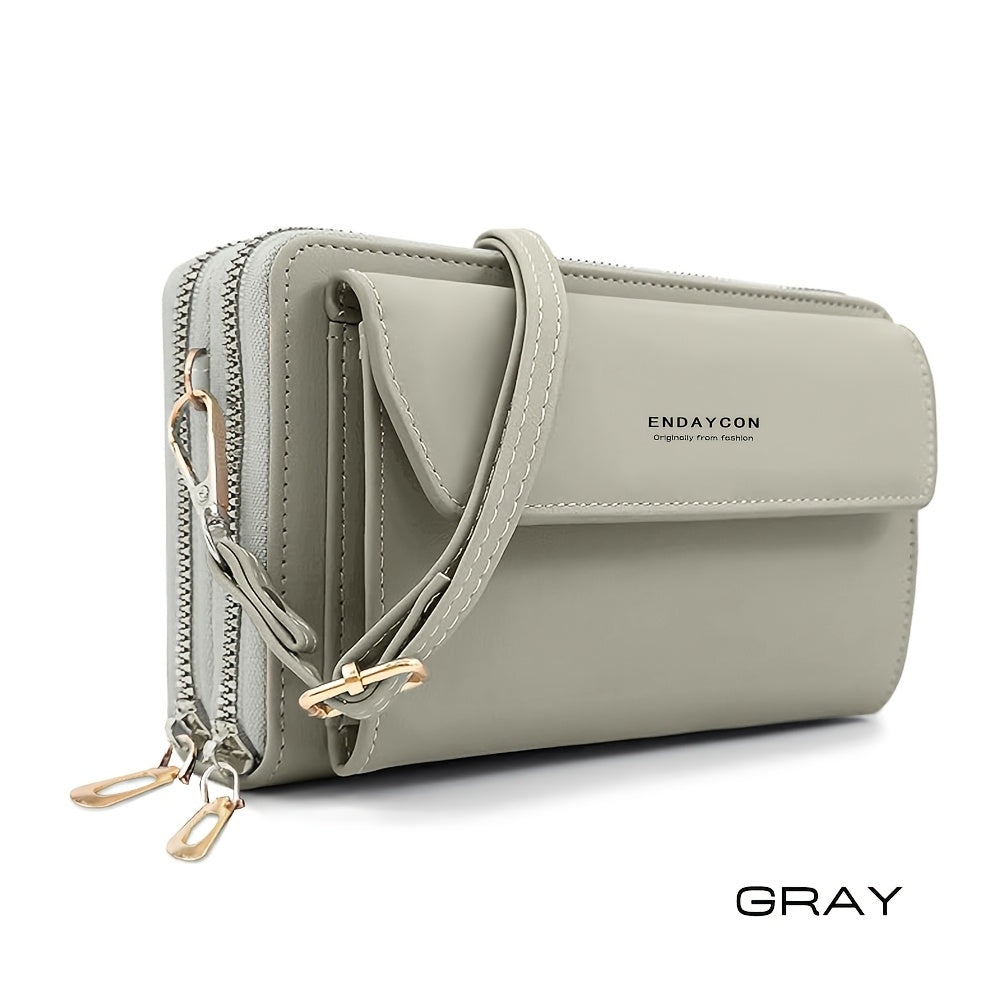 Zamonaviy va ko'p funksiyali ayollar uchun telefon sumkasi, katta sig'imli, ochiq havoda faoliyatlar uchun xochdan osilgan dizayn.