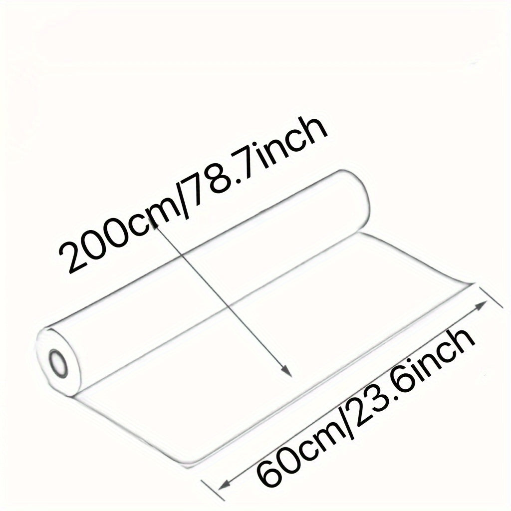 Glass Film Roll 59.94cm x 199.9cm for Glass Decoration and PVC Adhesion