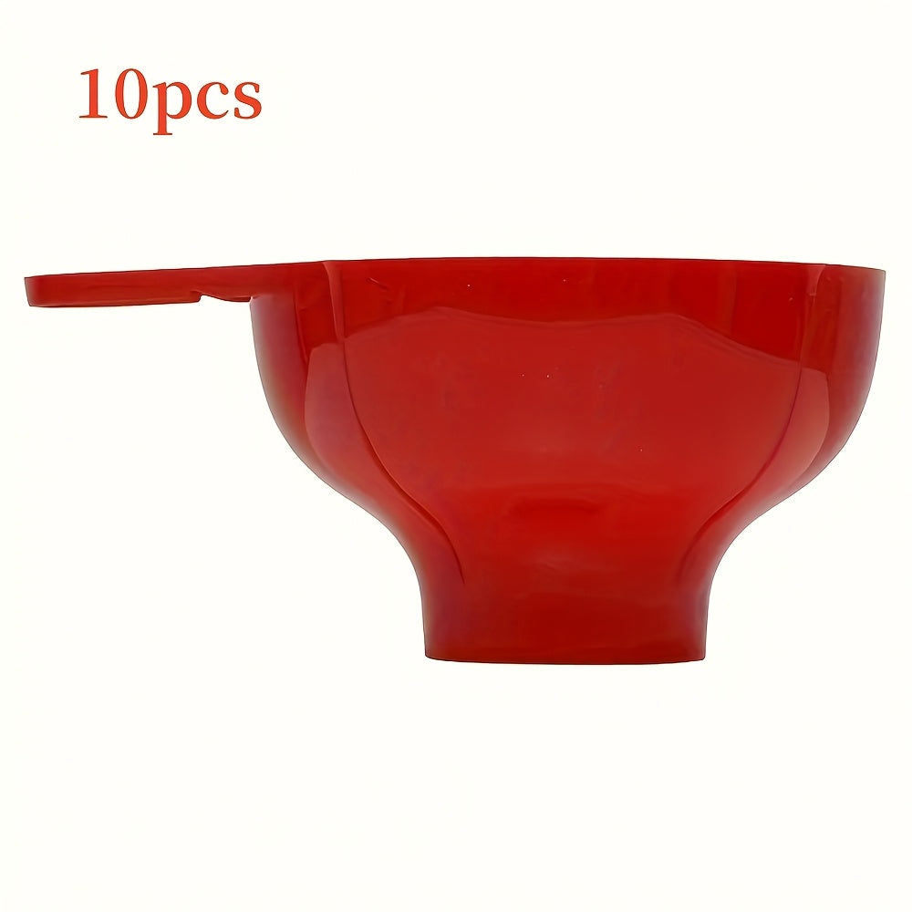 Большая диаметр пластиковая масляная воронка для автомобилей и домашнего использования 1/2/5/7/10 шт.