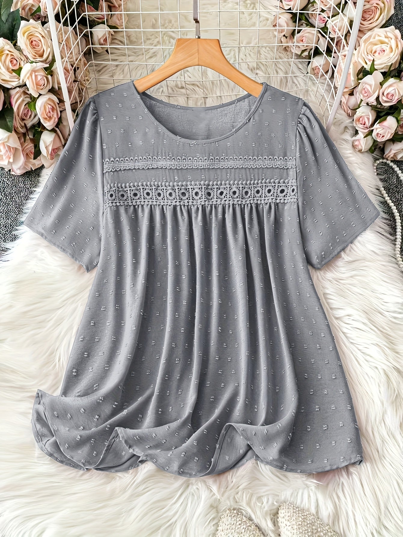 Plus o'lcham ayollar moda topi, kundalik, qulay, erkin fit