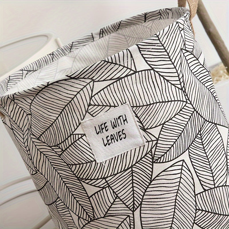 Cesta de lavandería plegable de lino para ropa, toallas, mantas, almacenamiento en sala de estar, dormitorio, baño, cocina