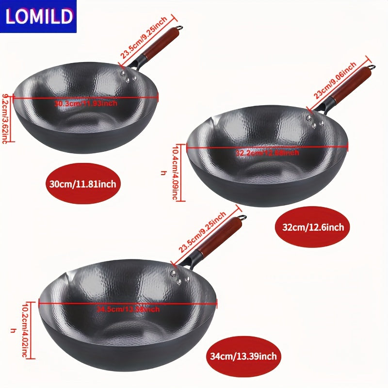 LOMILD - Универсальная антипригарная сковорода для жарки в домашних условиях с узором в виде рыбьей чешуи, подходящая для индукционных плит. Идеальна для различных методов приготовления и отлично подходит в качестве подарка.