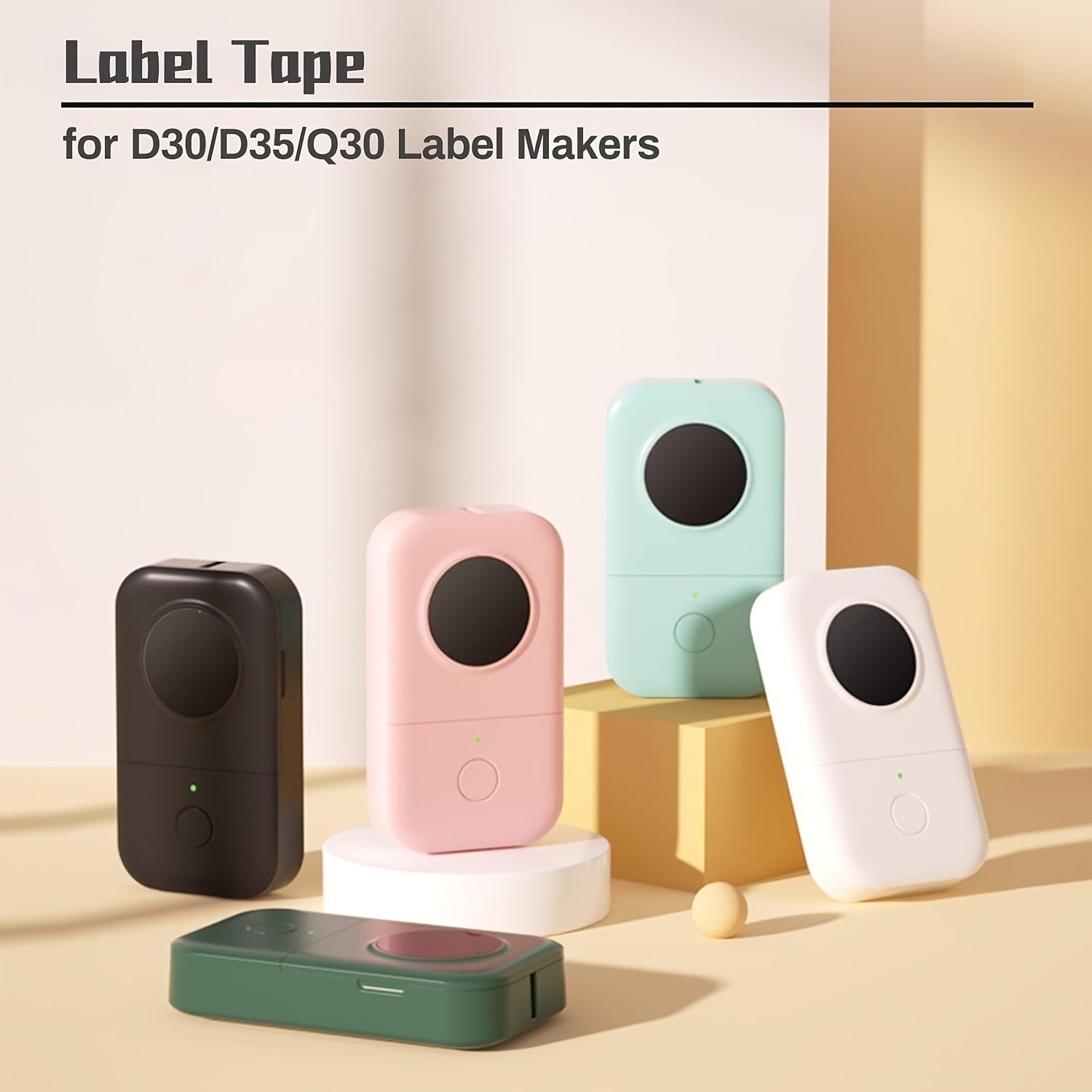 800pcs White Waterproof Labels for Office and Home Organization 1.19cm x 3.99cm